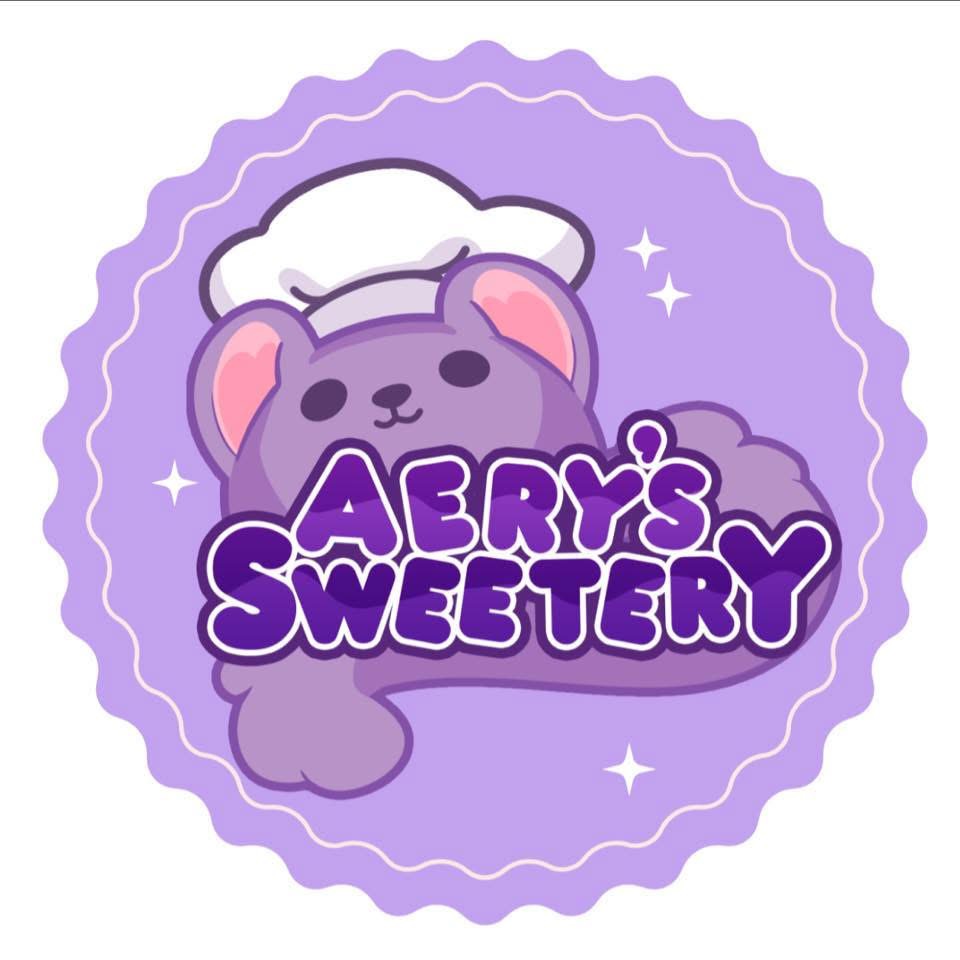 Aery’s Sweetery cat chef logo